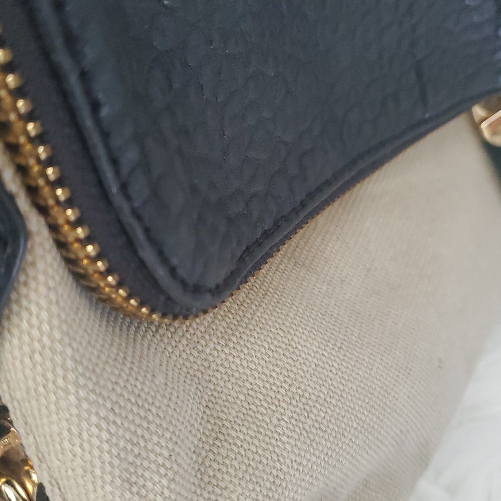 Henri Bendel Leather & Canvas Expandable Flap Messenger Crossbody Bag - Picture 16 of 16